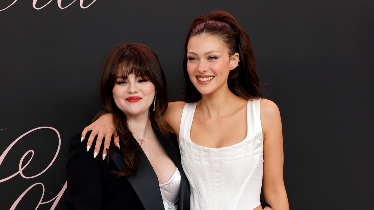 1983969841LOS ANGELES, CALIFORNIA - FEBRUARY 03: (L-R) Selena Gomez and Nicola Peltz Beckham attend the premiere of "Lola" at Regency Bruin Theatre on February 03, 2024 in Los Angeles, California. (Photo by Frazer Harrison/Getty Images)