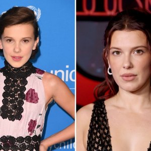 famous celebrities millie bobby brown 2016 vs 2025