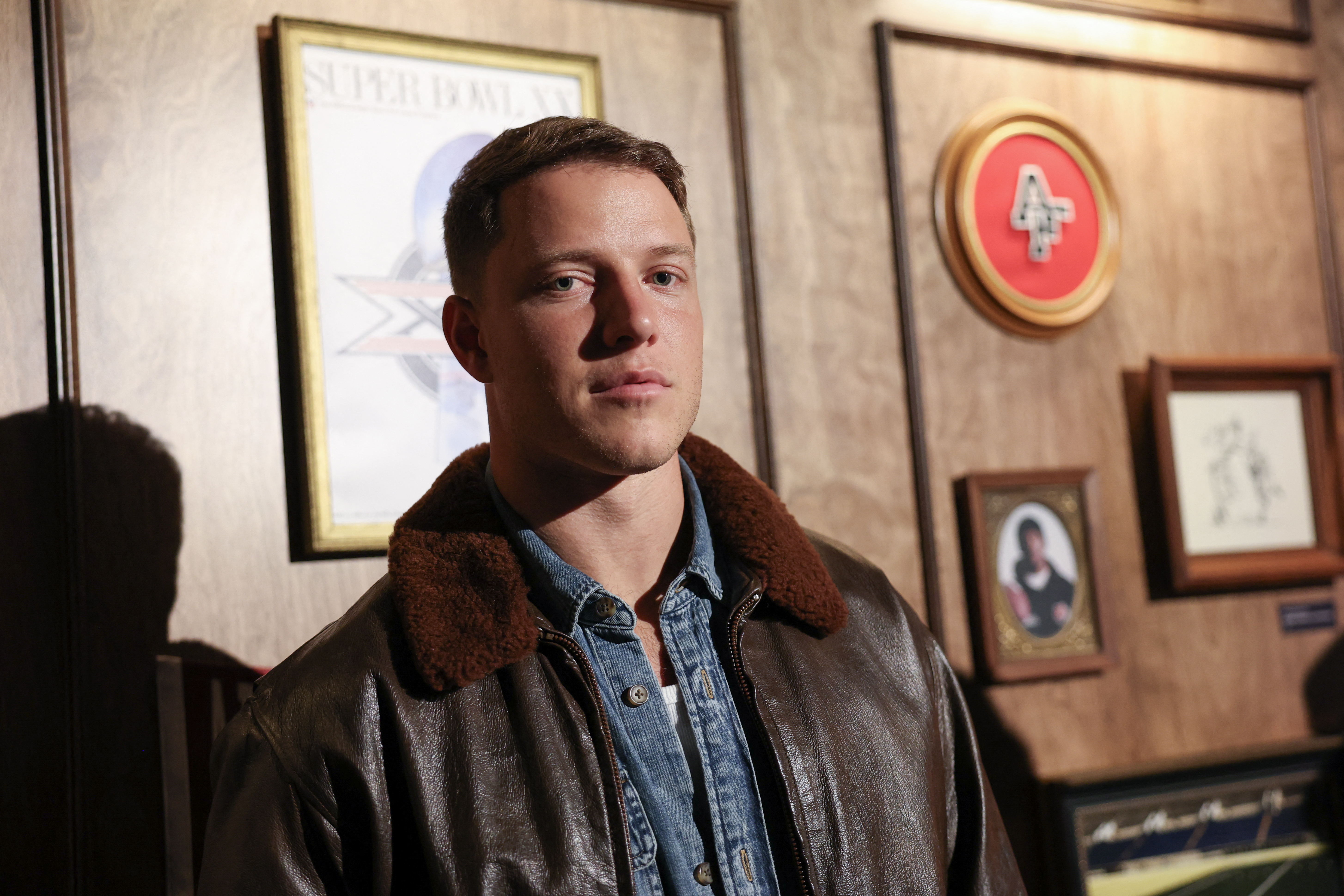 2259884584 christian mccaffrey at abercrombie and fitch super bowl weekend