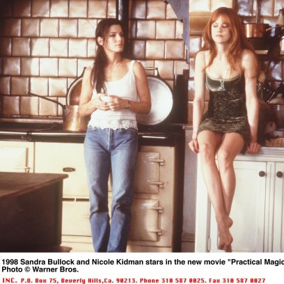 1998 Sandra Bullock and Nichole Kidman stars in the new movie "Practical Magic."