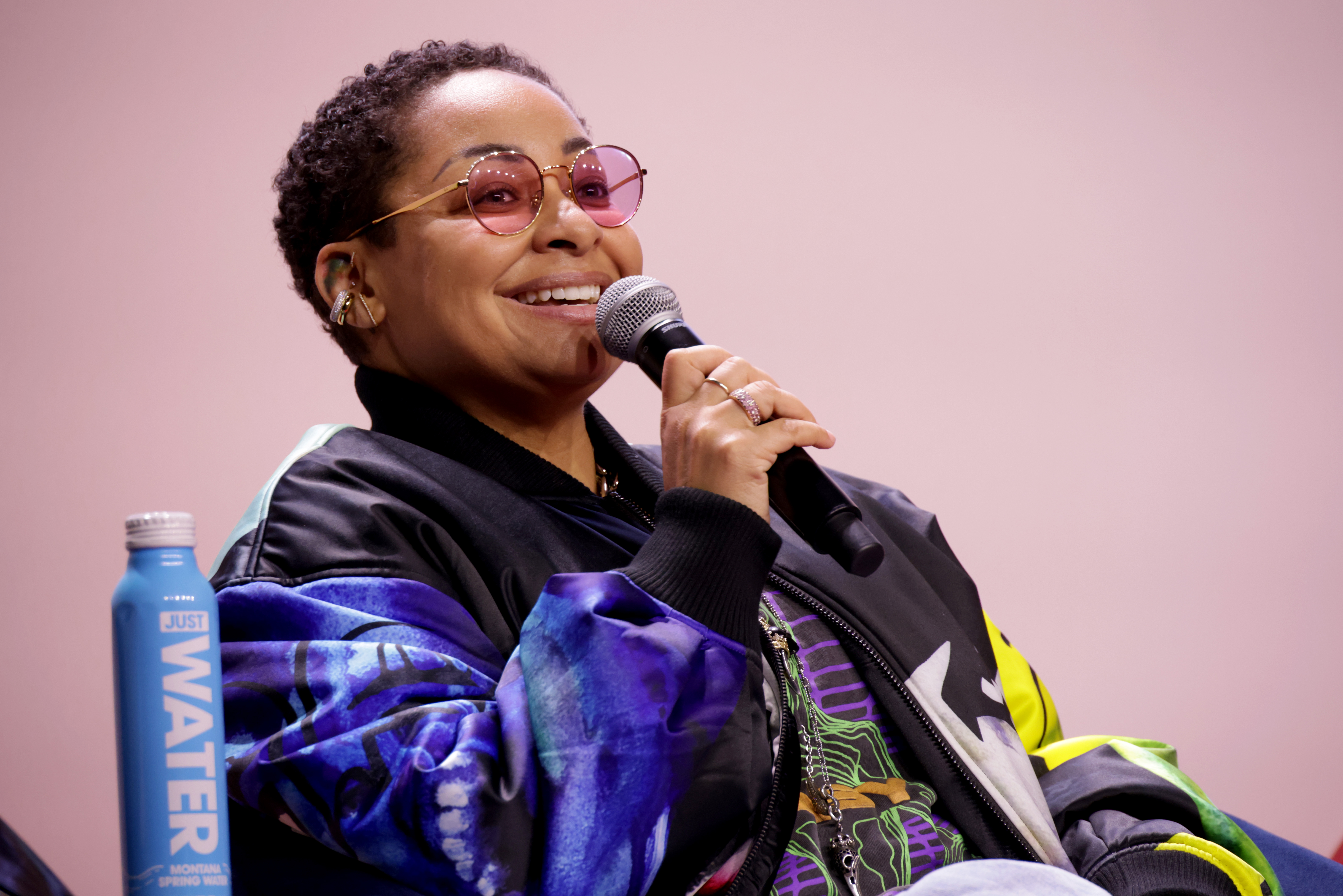LOS ANGELES, CALIFORNIA - SEPTEMBER 20: Raven-Symoné speaks onstage during the 2025 Teen Vogue Summit at NYA WEST on September 20, 2025 in Los Angeles, California. (Photo by Anna Webber/Getty Images for Teen Vogue)