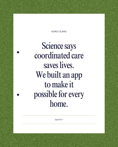 HomeTeams caregiving app