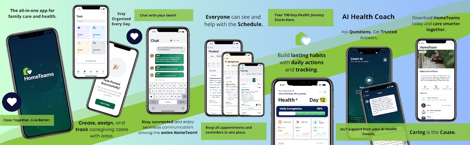 HomeTeams caregiving app