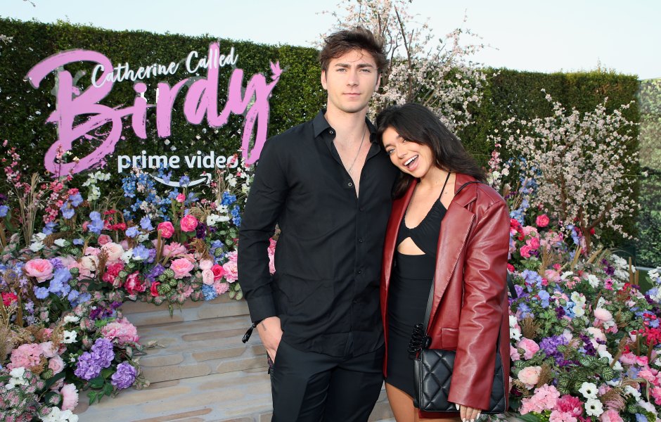 LOS ANGELES, CALIFORNIA - OCTOBER 07: (L-R) Michael Sanzone and Tabitha Swatosh attend Prime Video’s celebration of “Catherine Called Birdy” at The Grove on October 07, 2022 in Los Angeles, California. (Photo by Phillip Faraone/Getty Images for Prime Video)