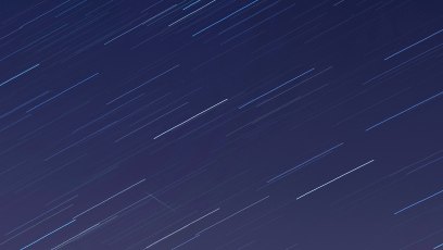 LONDON, ENGLAND - APRIL 21: (EDITORS NOTE: Multiple exposures were combined in camera to produce this image.) A meteor crosses the sky illuminated under the stars on a clear night on April 21, 2020 in London, England. The clear skies created by the New Moon coincide with the Lyrid meteor shower, an annual display caused by the Earth passing through a cloud of debris from a comet called C/186 Thatcher. (Photo by Simon Robling/Getty Images)