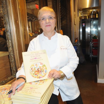 NEW YORK, NY - OCTOBER 01: Chef Lidia Bastianich demonstrates family-friendly recipes at the Grana Padano Healthy Eating for Kids with Lidia Bastianich event at Eataly on October 1, 2013 in New York City. (Photo by Brad Barket/Getty Images for Grana Padano)