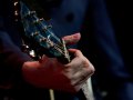PERTH, AUSTRALIA - APRIL 18: The hand of Bob Geldof plays his guitar while performing at the Perth Concert Hall on April 18, 2006 in Perth, Australia. (Photo by Paul Kane/Getty Images)